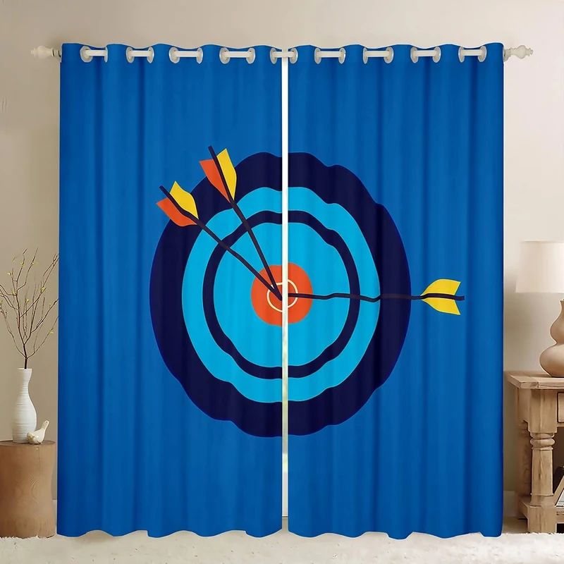 Blue Red Archery Sports Blackout Curtains BlackOut Archery Archery and hunting products